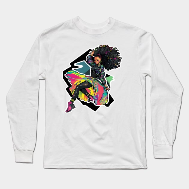 Flowing Long Sleeve T-Shirt by toonsprayai